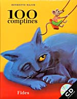 Cover of book, 100 COMPTINES