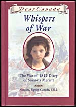 Cover of WHISPERS OF WAR: THE WAR OF 1812 DIARY OF SUSANNA MERRITT