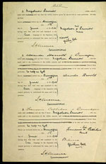 Application for land scrip by Napoleon Laurion