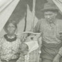 Photograph of an unidentified Aboriginal family, Matachewan Reserve, July 1906