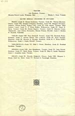 Back cover of program for the Toronto Conservatory of Music graduation exercises, 1946