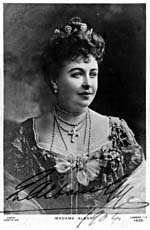 Photograph of Dame Emma Albani, the first Canadian singer to achieve an international career
