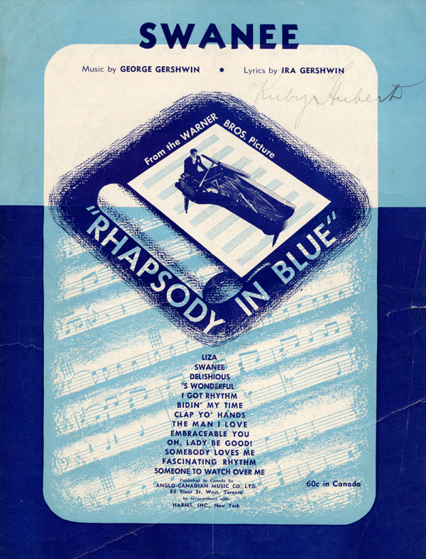 rhapsody in blue sheet music. Sheet music for the Gershwin