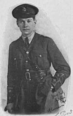 Photograph of Lieutenant Gitz Rice in uniform