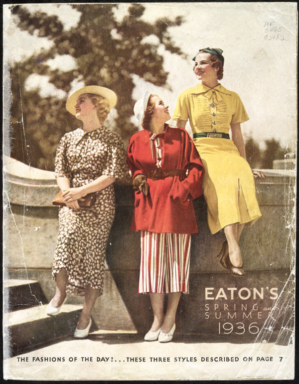Retro Women's Fashion Sales Book Vintage 1975 Eaton's Catalogue Canadian Advertising Memorabilia Spring & Summer  Mail Order Catalogue