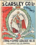 Cover image from Catalogue of Carsley Spring–Summer, 1902