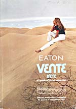 Cover image from T. Eaton Co. Catalogue Ed. Française  Vente d'été, 1971