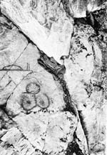 Photograph: Native pictographs from British Columbia