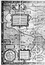 Carte : « Nova et Aucta Orbis Terrae Descriptio ad usum Navigantium… » de Gerard Mercator, 1569
