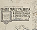 Une des premières cartes routières de l'Alberta, 1922