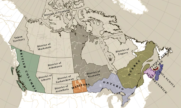 Map of Canada