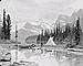 The Narrows, Maligne Lake, Jasper National Park, Alberta, 1929