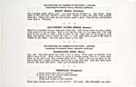 Page [5] of cookbook, OLD TIME RECIPES OF MANITOBA INDIANS, with recipes for Roast Quail, Southwest Pepper Bread, Barbecued Deer and Pemmican