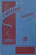 Cover of cookbook, LA CUISINE RAISONNÉE