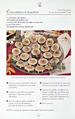 Page 16 of cookbook, SAVOURSEUSES ESCALES : LES DÉLICIEUX SECRETS DE MARILYN CHONG, with a recipe for Concombres en bouchées