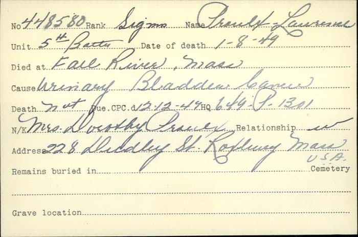 Title: Veterans Death Cards: First World War - Mikan Number: 46114 - Microform: pooley_charles