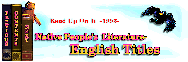 Native People's Literature - English Titles